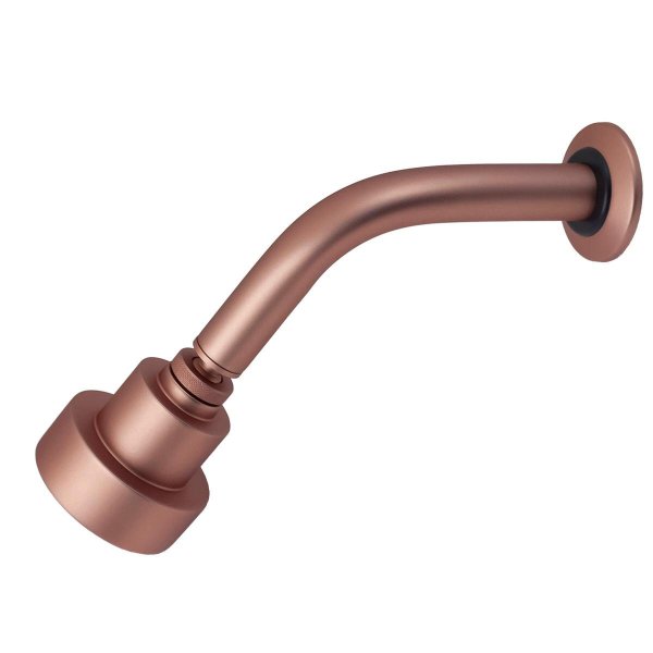 2100 - DUCHA CHUVEIRO SERIE LINE TUBO PAREDE RED GOLD MATTE