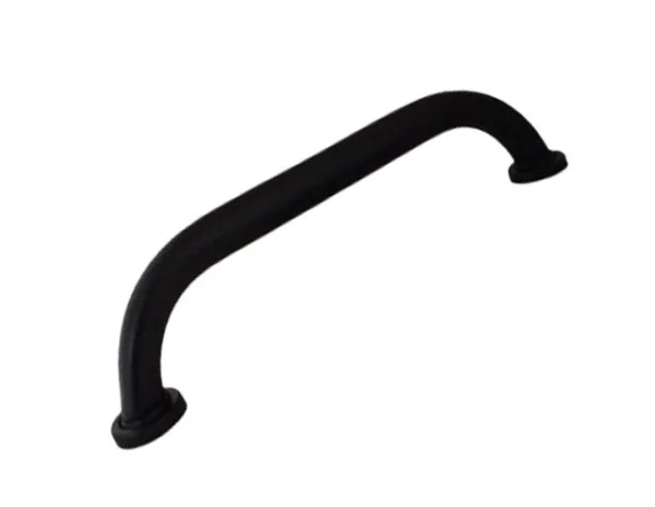 2077 - ALCA DE APOIO EM ALUMINIO DE 30 CM BLACK MATTE