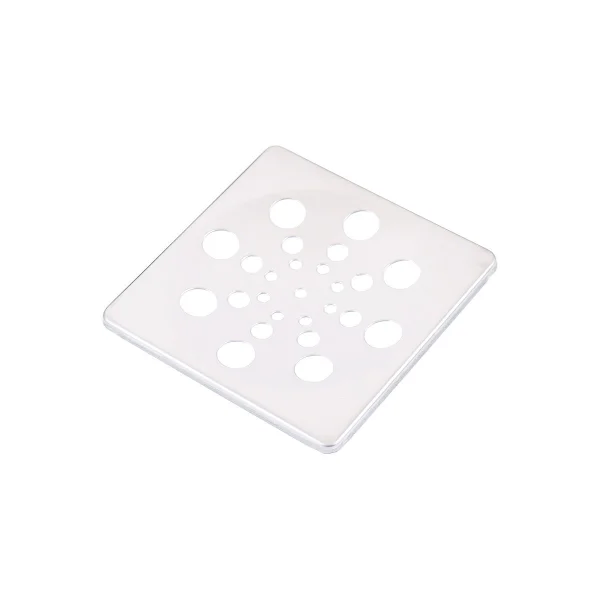 A430 - Grelha Inox Polido Quadrada 10cm S/fecho S/caixilho (410-p)