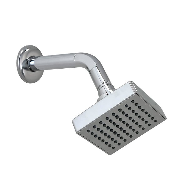 2100 - DUCHA CHUVEIRO QUADRA �ARTICULAVEL CROMADA 8,5 CM �X 8,5 CM PAREDE