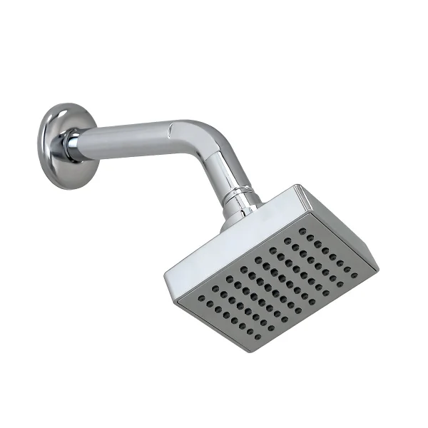 2100 - DUCHA CHUVEIRO QUADRA ARTICULAVEL CROMADA 8,5 CM X 8,5 CM PAREDE