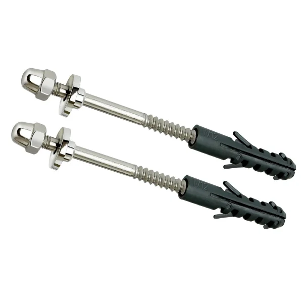 3008 - PARAFUSO DE FIXACAO INOX C/CANOPLA ABS S-12 (PAR) CR