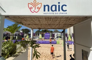 O NAIC Instituto do Cncer  patrocinador master do Torneio Open Beach Tennis de Bauru