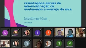 NAIC promove Journal Club com foco na administrao de Avelumabe e manejo de eventos adversos