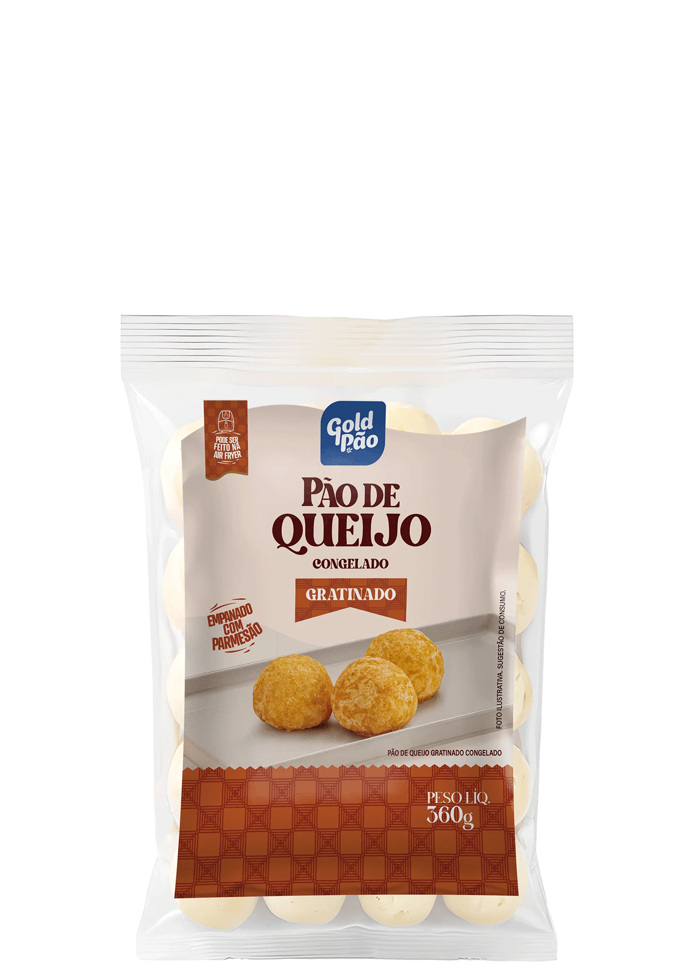 PO DE QUEIJO GRATINADO 360g