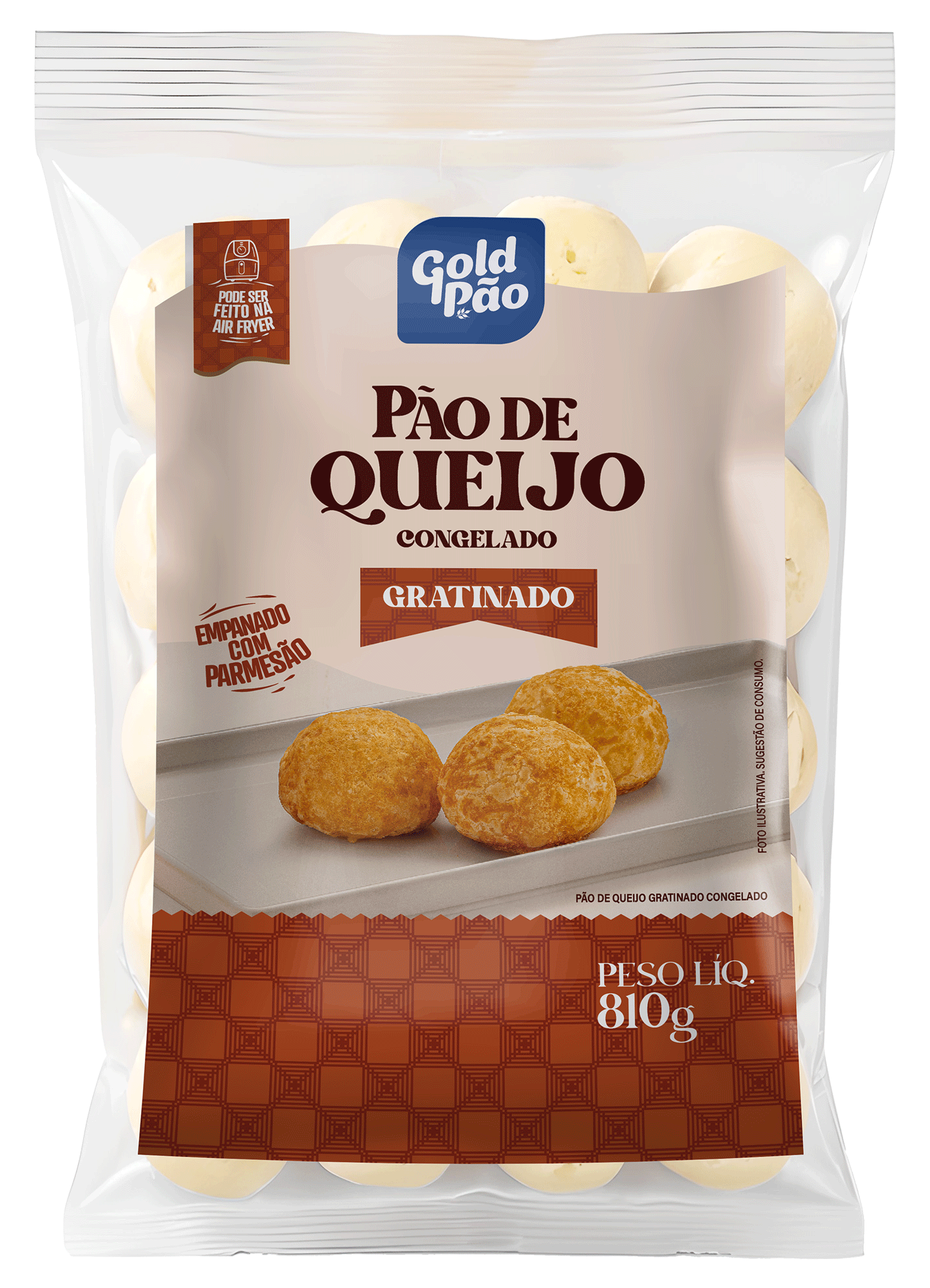 P�O DE QUEIJO GRATINADO 810g