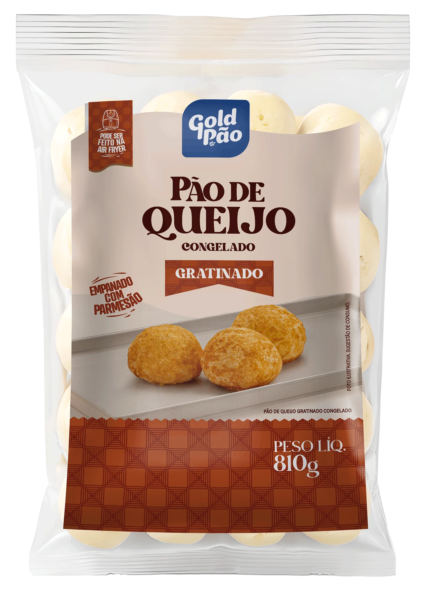 PO DE QUEIJO GRATINADO 810g