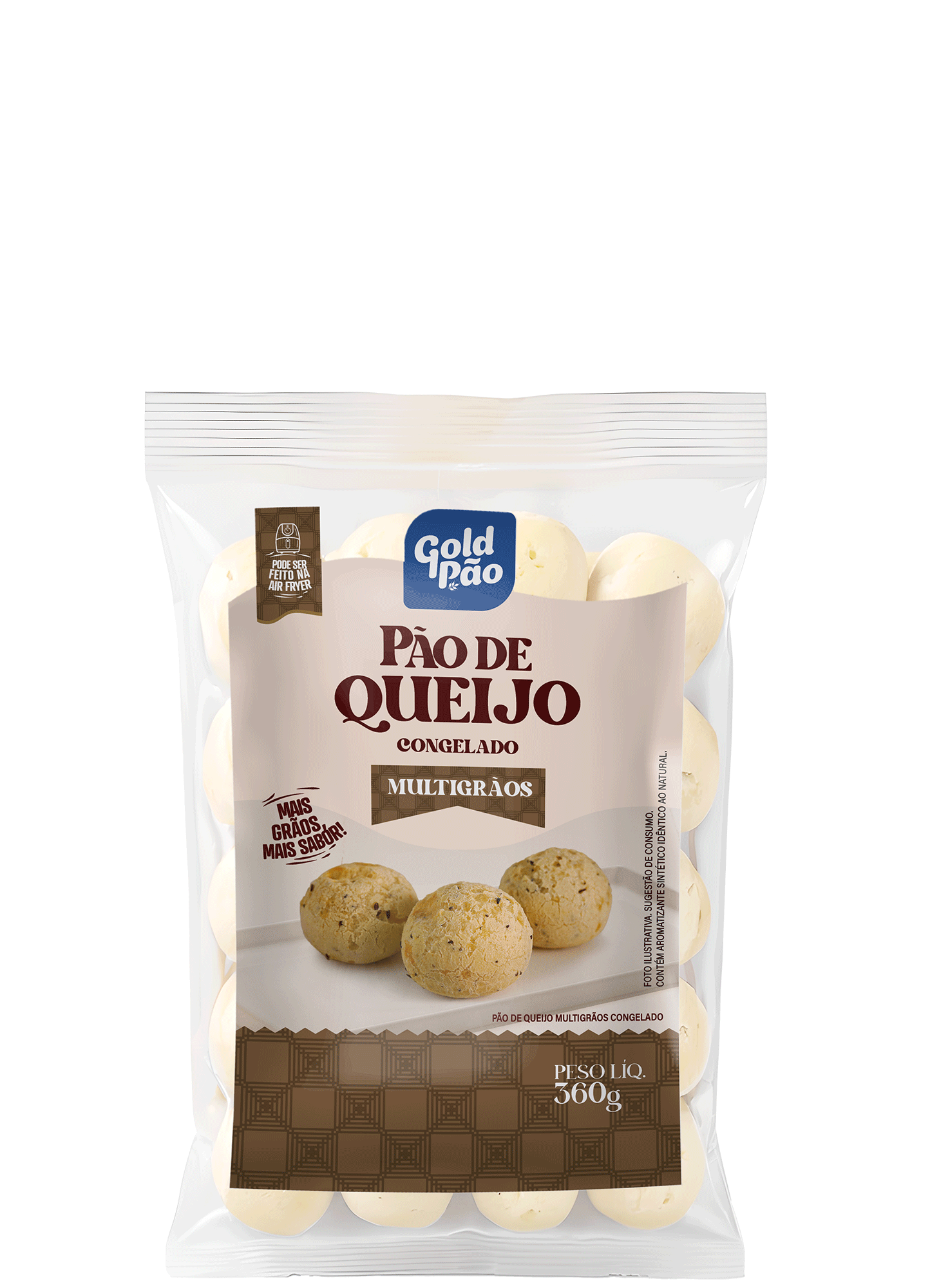 P�O DE QUEIJO MULTIGR�OS 360g
