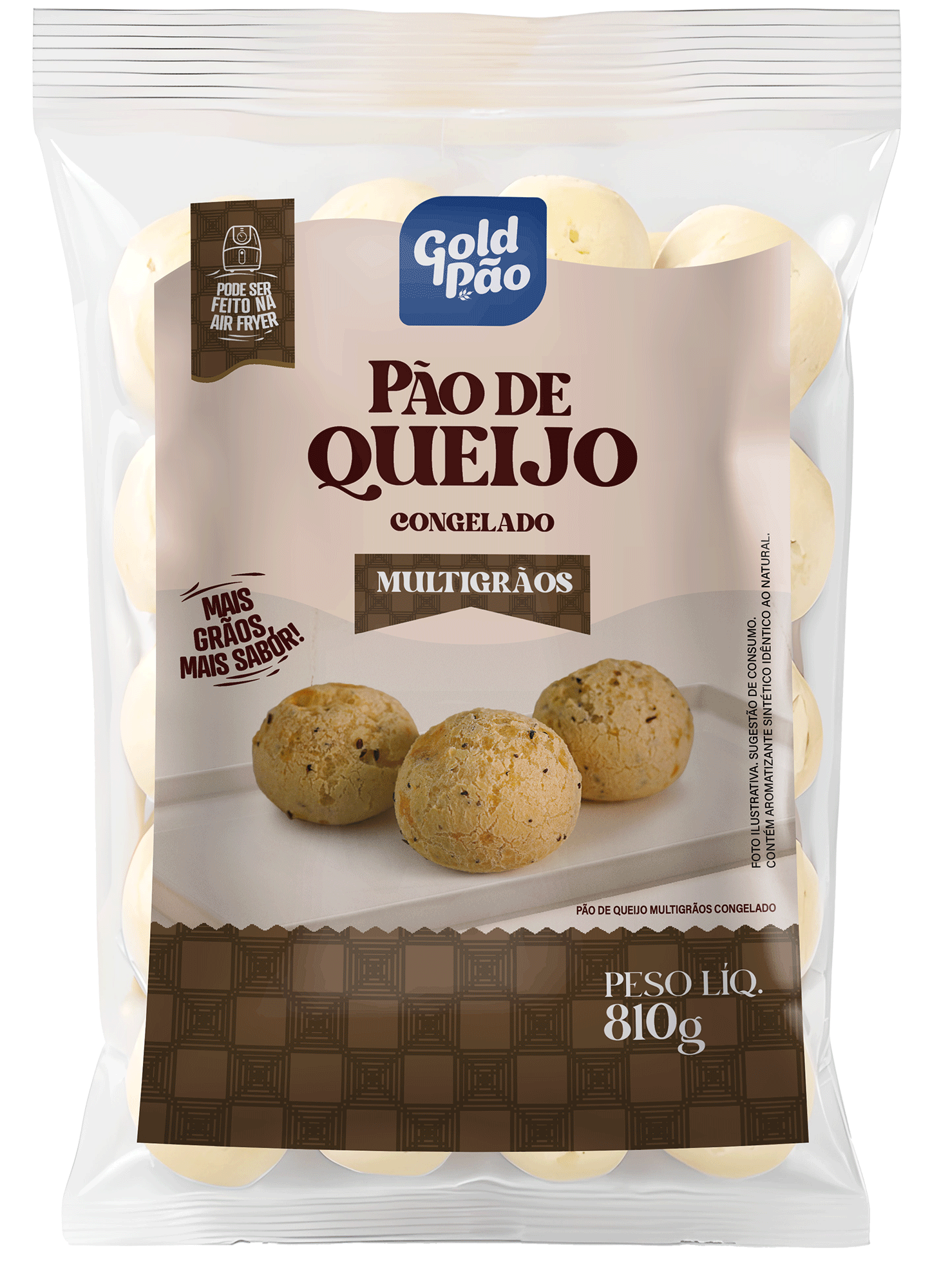 P�O DE QUEIJO MULTIGR�OS 810g