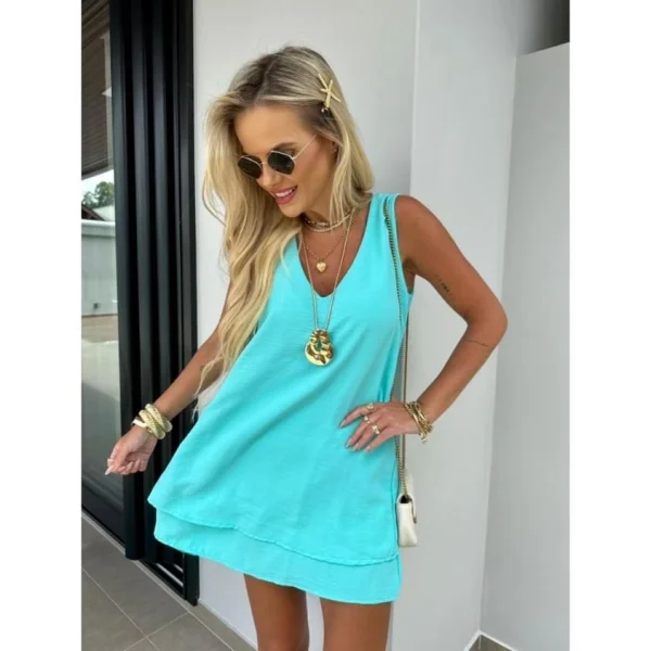 VESTIDO MAYA DECOTE V