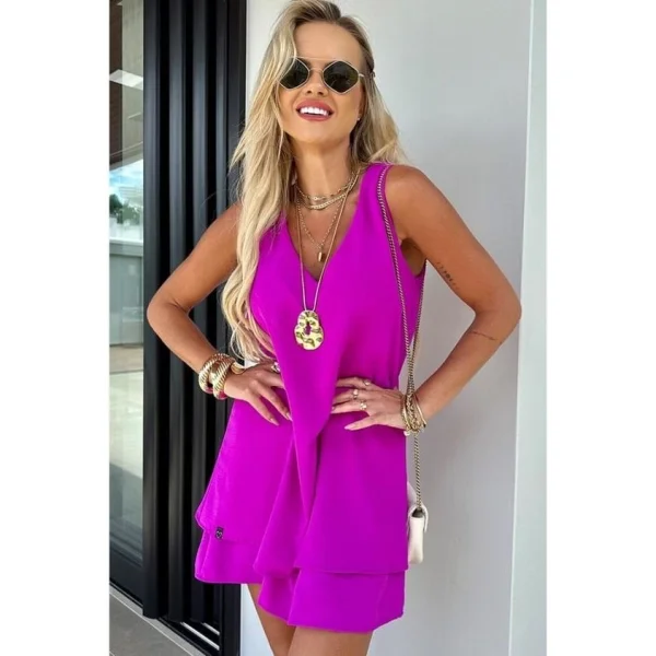VESTIDO MAYA DECOTE V