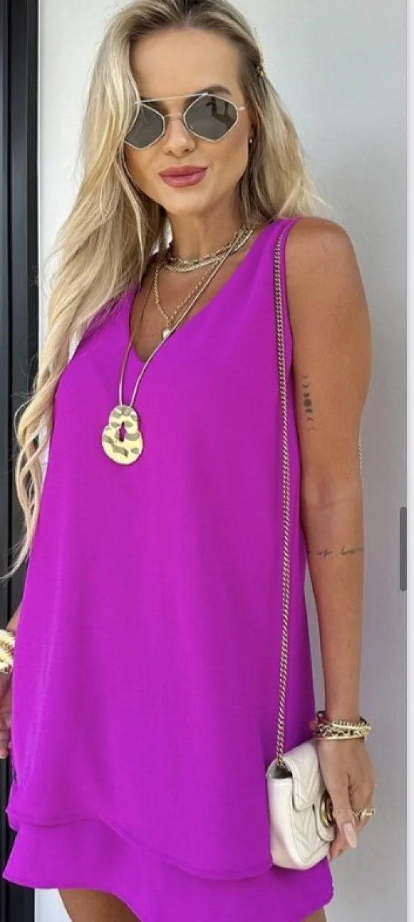 VESTIDO MAYA DECOTE V