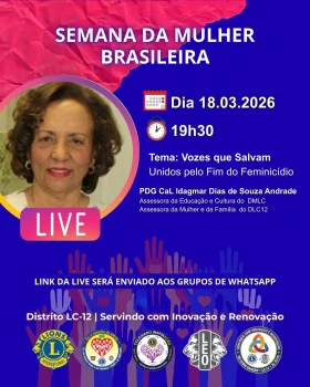 Live - Semana da Mulher Brasileira