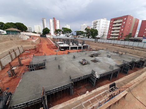 Obra do City Towers est� em ritmo acelerado de execu��o
