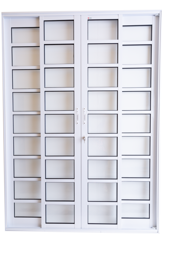Porta Balcão 4 Folhas com 8 Travessas Linha Tera