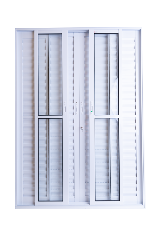 Porta Balcão 6 Folhas palhetas pesadas Linha Tera