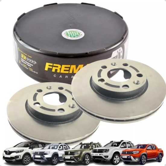 PAR DISCO DE FREIO DIANT OROCH  2016 � 2021 VENTILADO