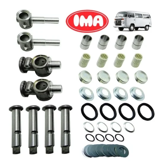 KIT EMBUCHAMENTO + PINO SUPERIOR INFERIOR KOMBI 1500 1600