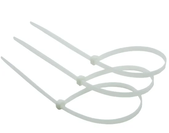 ABRACADEIRA EM NYLON 2,5MM X 80MM 100 UNIDADES COR BRANCA