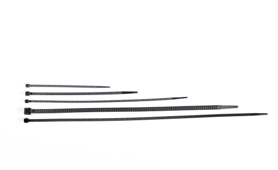 ABRACADEIRA EM NYLON 2,5MM X 80MM 100 UNIDADES COR PRETA