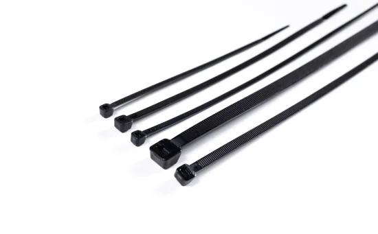 ABRACADEIRA EM NYLON 3,6MM X 250MM 100 UNIDADES COR PRETA