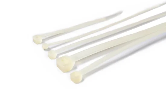 ABRACADEIRA EM NYLON 3,6MM X 292MM 100 UNIDADES COR BRANCA