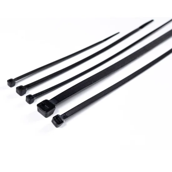 ABRACADEIRA EM NYLON 3,6MM X 203MM 100 UNIDADES COR PRETA