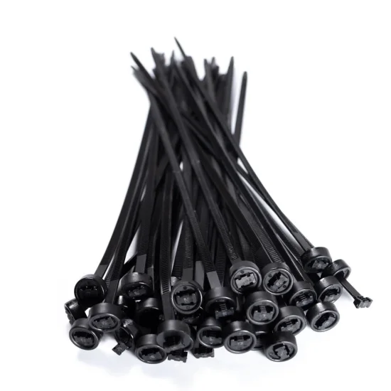 ABRACADEIRA EM NYLON 6,2MM X 304MM 100 UNIDADES COR PRETA