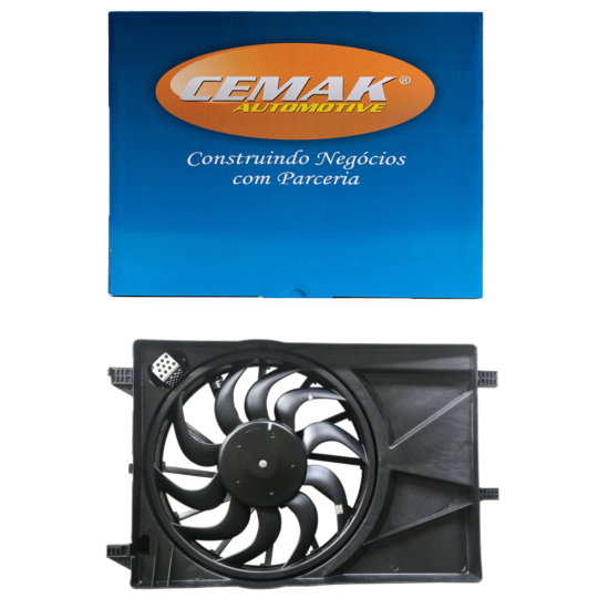 MOTOR VENTILADOR RADIADOR GM AGILE E MONTANA COM AR- 12V
