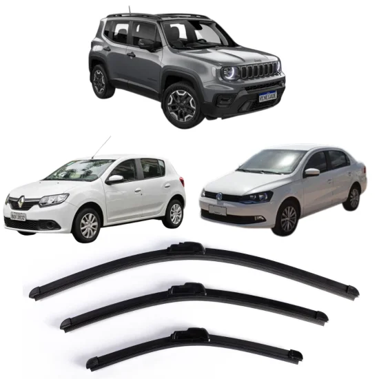 PALHETA AUTOMOTIVA JEEP RENEGADE VW GOL VOYAGE 22+20 POLEGADAS