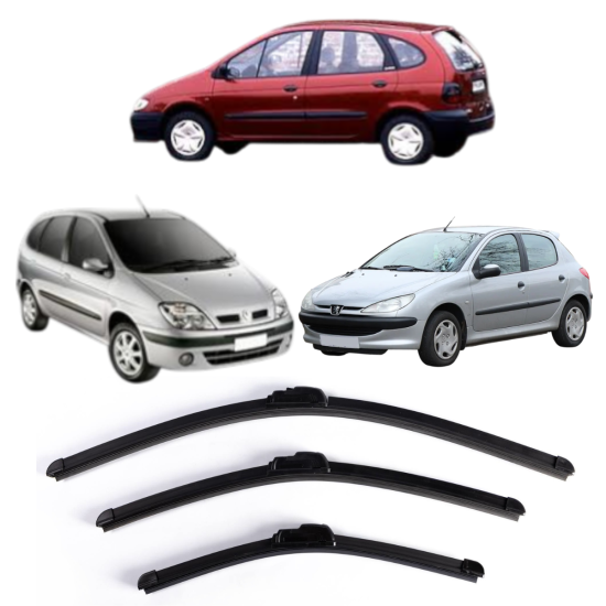 PALHETA FLEX MODELOS PEUGEOT 206, RENAULT SCENIC - 16''