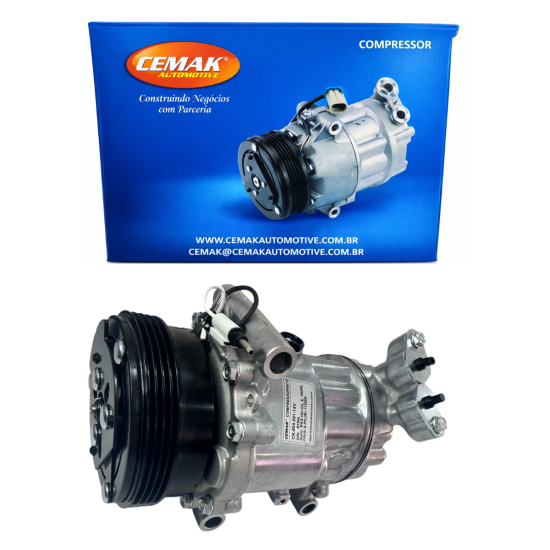 COMPRESSOR AR CONDICIONADO SANDERO LOGAN KANGOO NISSAN MARCH