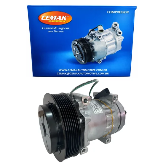 COMPRESSOR AR CONDICIONADO CATERPILLAR P� CARREGADEIRA