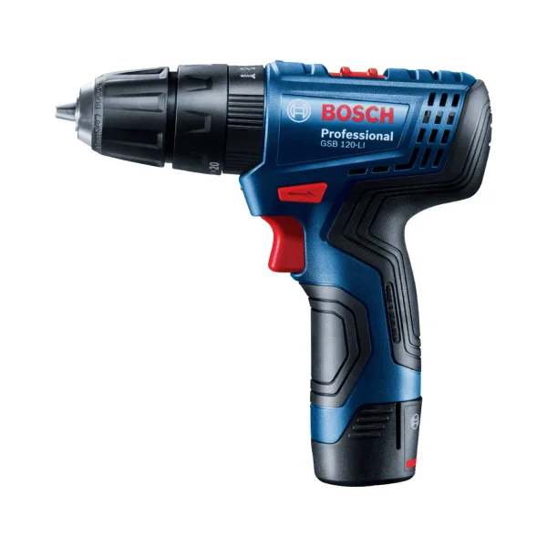 PARAFUSADEIRA E FURADEIRA 12V GSB 120LI + MALETA E  BATERIA