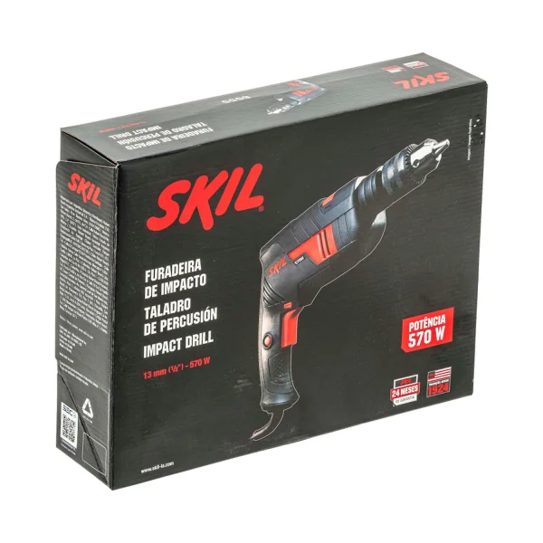 FURADEIRA IMPACTO 1/2 SKIL 6555 570W VVRE 127V