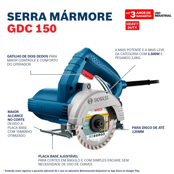 SERRA MARMORE TITAN GDC 150 1500W 127V