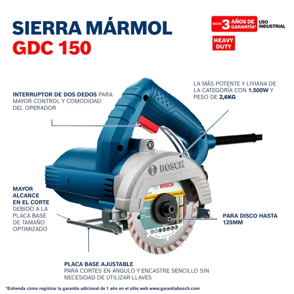 SERRA MARMORE TITAN GDC 150 1500W 127V