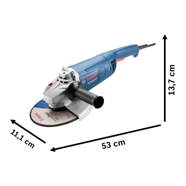 Esmerilhadeira Angular 9 Polegadas Gws 2200-230 127v