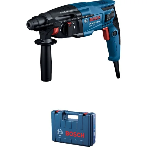 MARTELETE PERFURADO ROMPEDOR GBH 220 720W 127V+MALETA