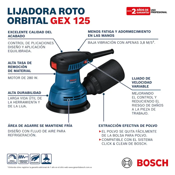 LIXADEIRA ROTO ORBITAL ROTOGEX 125 127V