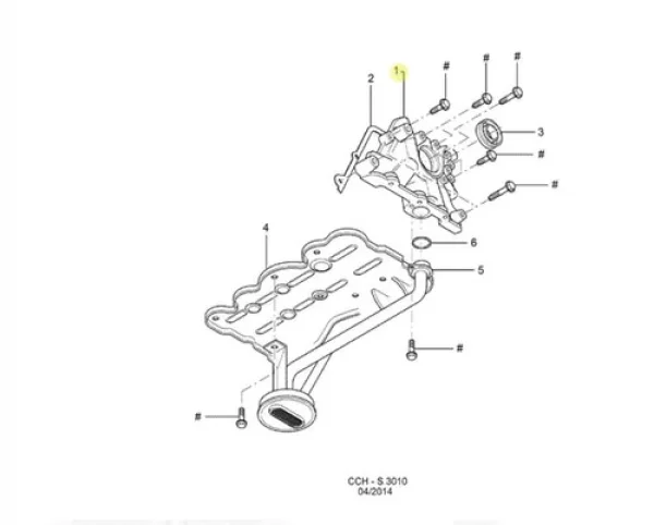 BOMBA DE OLEO FORD NEW FIESTA /FOCUS ECOSPORT KA 16V