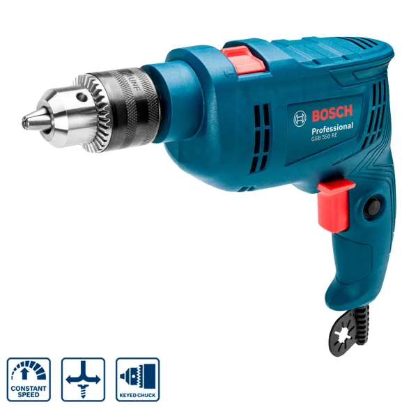 BOSCH FURADEIRA DE IMPACTO GSB 550 RE + 14 BROCAS