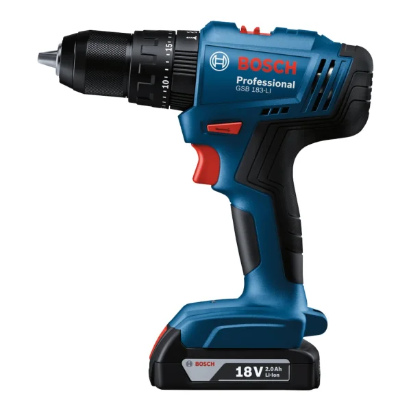 FURADEIRA PARAFUSADEIRA BOSCH GSR 180-LI 18V + BATERIA