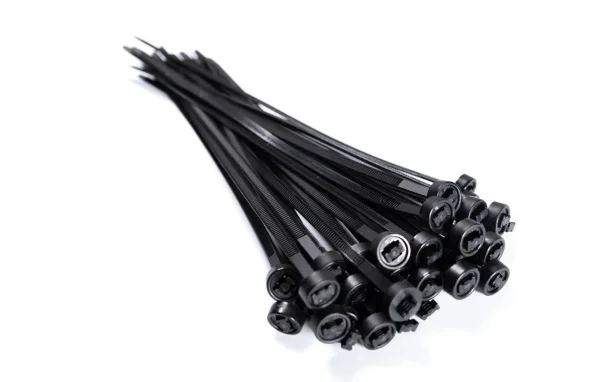 ABRACADEIRA EM NYLON 6,2MM X 304MM 100 UNIDADES COR PRETA