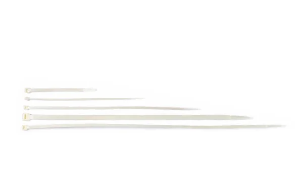 ABRACADEIRA EM NYLON 9,00MM X 762MM 100 UNIDADES COR BRANCA