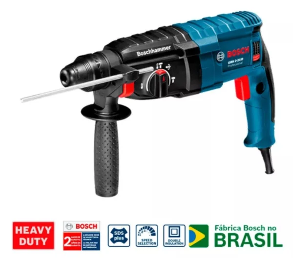 MARTELETE GBH 224 D 820W 220V+ MALETA