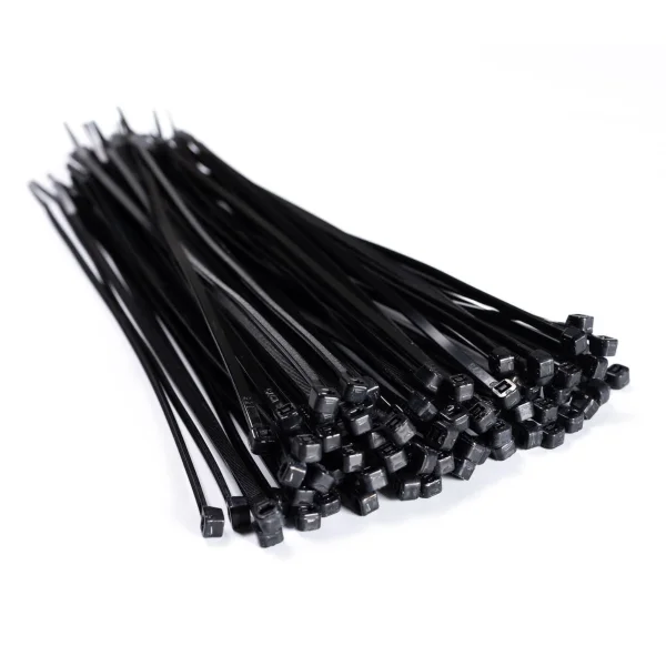 ABRACADEIRA EM NYLON 2,5MM X 100MM 100 UNIDADES COR PRETA