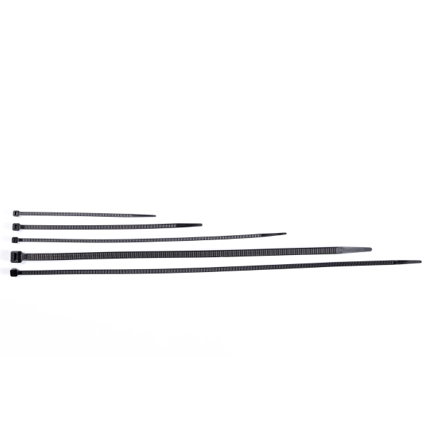 ABRACADEIRA EM NYLON 4,6MM X 203MM 100 UNIDADES COR PRETA