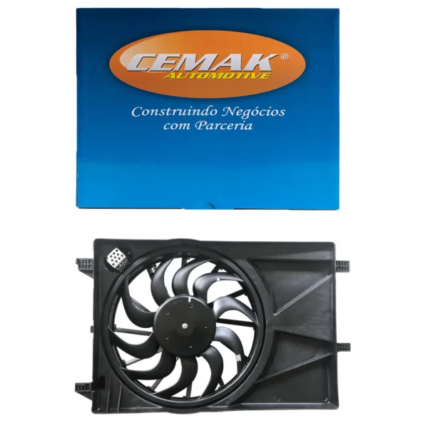 MOTOR VENTILADOR RADIADOR GM AGILE E MONTANA COM AR- 12V