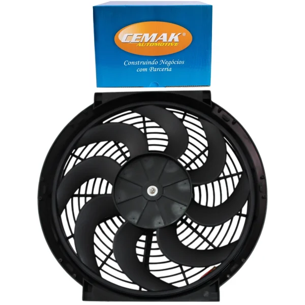 ELETROVENTILADOR UNIVERSAL ASPIRANTE 14 POLEGADAS 8 P�S 24V